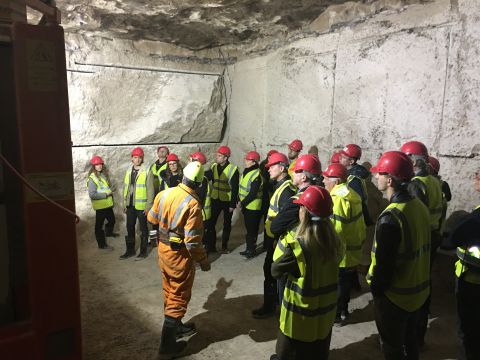 Albion Stone opens their mine to local residents