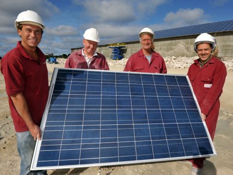 Solar Panels fitted to Portland Factory
