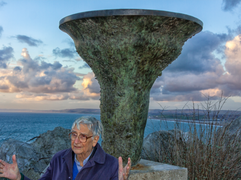 World famous Professor visits Bowers Quarry