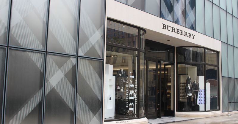 Burberry Shanghai Storefront Featuring Portland Stone | Albion Stone