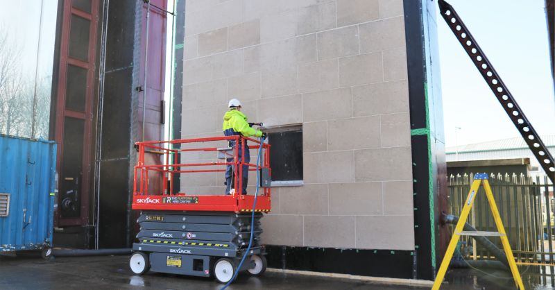 Testing Rainscreen Systems with Portland Stone | Albion Stone