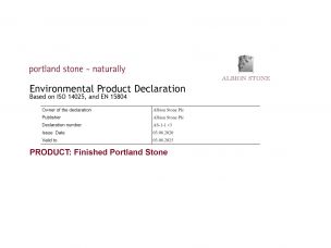 Albion Stone's EPD